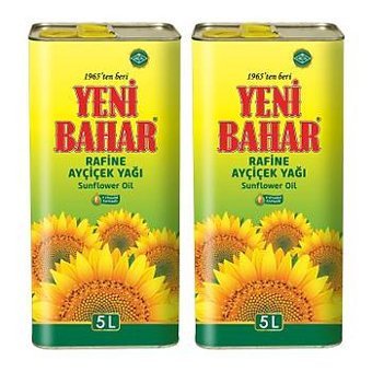 Yeni Bahar Teneke Ayçiçek Yağı 2x5 lt