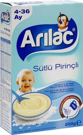 Arı Lac Tahıllı Pirinç Unlu Probiyotikli Kaşık Maması 200 gr