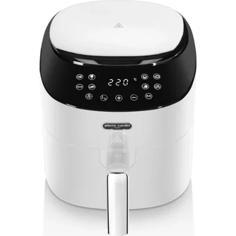 Pierre Cardin PCAFR001 Airfryer 4.2 lt Tek Hazneli Izgara Yapan Led Ekranlı Yağsız Sıcak Hava Fritözü Beyaz