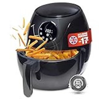 Linsar Airfryer 3 lt Tek Hazneli Led Ekranlı Yağsız Sıcak Hava Fritözü Siyah