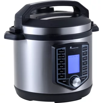 Master Pro Frycook Airfryer 6 lt Tek Hazneli Izgara Yapan Led Ekranlı Yağsız Sıcak Hava Fritözü Siyah