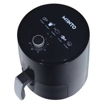 Miinto Master Cook M3 Airfryer 3.5 lt Tek Hazneli Izgara Yapan Led Ekranlı Yağsız Sıcak Hava Fritözü Siyah