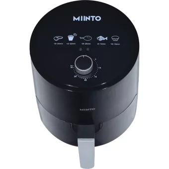 Miinto Master Cook M3 Airfryer 3.5 lt Tek Hazneli Izgara Yapan Led Ekranlı Yağsız Sıcak Hava Fritözü Siyah