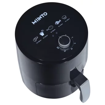 Miinto Master Cook M3 Airfryer 3.5 lt Tek Hazneli Izgara Yapan Led Ekranlı Yağsız Sıcak Hava Fritözü Siyah