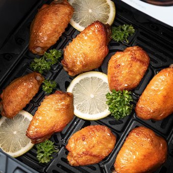 Uniwho Oa6 Airfryer Tek Hazneli Led Ekranlı Yağsız Sıcak Hava Fritözü Siyah