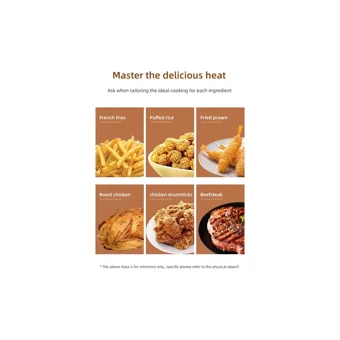 Horizon Store Airfryer 4 lt Tek Hazneli Led Ekranlı Yağsız Sıcak Hava Fritözü Beyaz