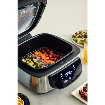 Master Pro Comet Pro SErisi 9111 Airfryer 7 lt Tek Hazneli Izgara Yapan Led Ekranlı Sıcak Hava Fritözü Siyah