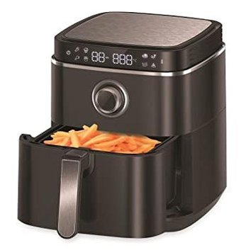 Ozeanos Ot-AF-35B Airfryer 3.5 lt Tek Hazneli Led Ekranlı Yağsız Sıcak Hava Fritözü Siyah