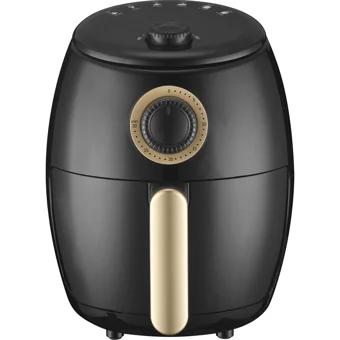 Eco Life Airfryer 2 lt Tek Hazneli Yağsız Sıcak Hava Fritözü Siyah