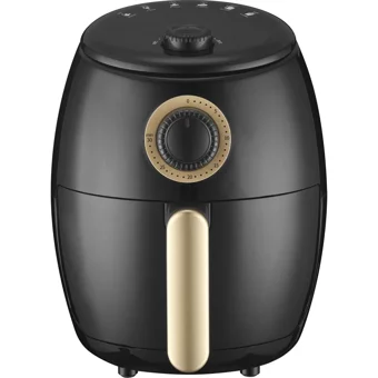 Eco Life Airfryer 2 lt Tek Hazneli Yağsız Sıcak Hava Fritözü Siyah