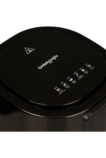Ördekçioğlu Airfryer 5.9 lt Tek Hazneli Led Ekranlı Yağsız Sıcak Hava Fritözü Siyah