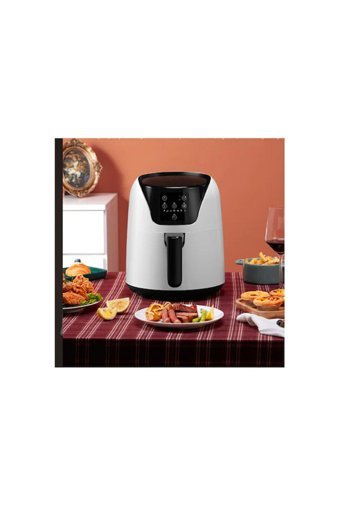 Mijia Silencare Airfryer 5 lt Tek Hazneli Izgara Yapan Led Ekranlı Yağsız Sıcak Hava Fritözü Beyaz