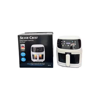 Horizon Store S-18 Airfryer 6 lt Tek Hazneli Led Ekranlı Yağsız Sıcak Hava Fritözü Beyaz