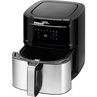 Problack P7000 Airfryer 7 lt Tek Hazneli Izgara Yapan Led Ekranlı Yağsız Sıcak Hava Fritözü Siyah