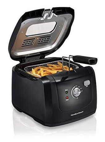 Hamilton Beach 2 lt Tek Hazneli Yağlı Fritöz Siyah