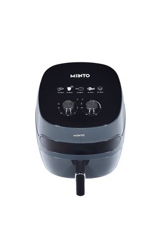 Miinto Master Cook M6W Airfryer 5.5 lt Tek Hazneli Izgara Yapan Led Ekranlı Yağsız Sıcak Hava Fritözü Gri