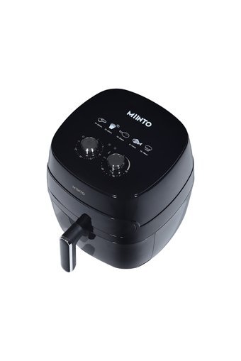 Miinto Smart Cook D6W Airfryer 5.5 lt Tek Hazneli Izgara Yapan Led Ekranlı Yağsız Sıcak Hava Fritözü Siyah