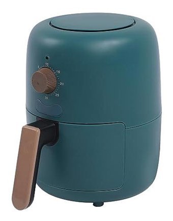 Mothinessto Airfryer 3.2 lt Tek Hazneli Izgara Yapan Led Ekranlı Yağsız Sıcak Hava Fritözü Turkuaz
