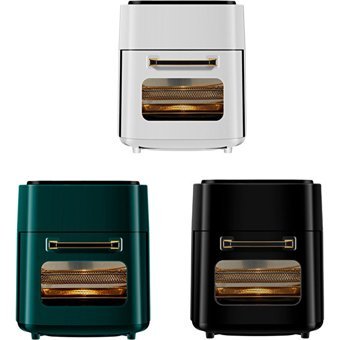 Horizon Store Airfryer 15 lt Tek Hazneli Yağsız Sıcak Hava Fritözü Yeşil