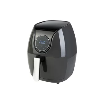 Qich Airfryer 5 lt Tek Hazneli Izgara Yapan Led Ekranlı Yağsız Sıcak Hava Fritözü Gri