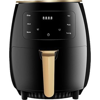 Horizon Store Airfryer 6 lt Tek Hazneli Izgara Yapan Yağsız Sıcak Hava Fritözü Beyaz