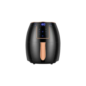 Horizon Store AF346D Airfryer 5.5 lt Tek Hazneli Led Ekranlı Yağsız Sıcak Hava Fritözü Siyah