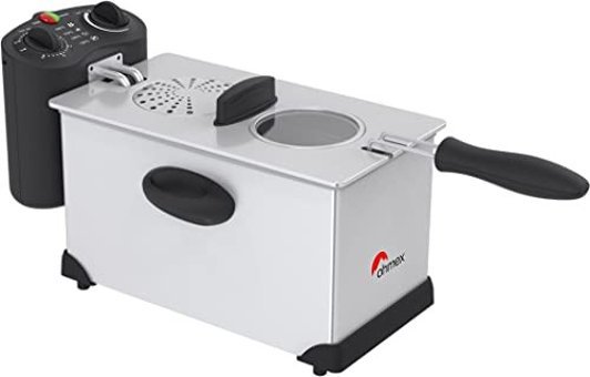 Ohmex Ohm-Fry-3535/Met3 3 lt Yağlı Fritöz Açık Gri