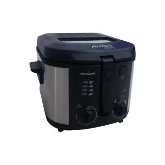 Awox Steka Pro-TF30CS 3 lt Tek Hazneli Yağlı Fritöz Siyah