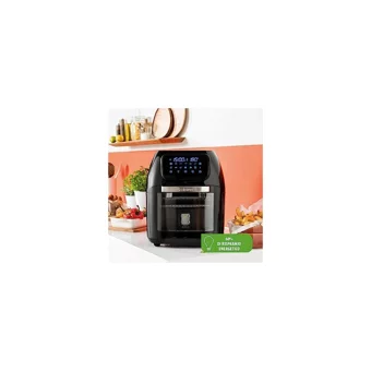 Tristar Airfryer 9 lt İki Hazneli Izgara Yapan Led Ekranlı Yağsız Sıcak Hava Fritözü Siyah