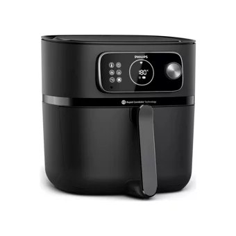 Philips HD9875/90 Xxl Airfryer 8.3 lt Tek Hazneli Izgara Yapan Led Ekranlı Yağsız Sıcak Hava Fritözü Siyah