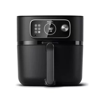 Philips HD9875/90 Xxl Airfryer 8.3 lt Tek Hazneli Izgara Yapan Led Ekranlı Yağsız Sıcak Hava Fritözü Siyah