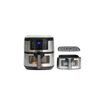 Hutt Oa7 Xxl Airfryer 7.5 lt Tek Hazneli Izgara Yapan Led Ekranlı Yağsız Sıcak Hava Fritözü Gri