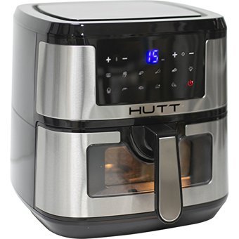 Hutt Oa7 Xxl Airfryer 7.5 lt Tek Hazneli Izgara Yapan Led Ekranlı Yağsız Sıcak Hava Fritözü Gri