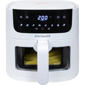 Xiaomi KitchenMi Airfryer 6 lt Tek Hazneli Led Ekranlı Yağsız Sıcak Hava Fritözü Beyaz