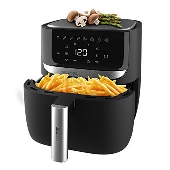 Cecotec CecoFry 5000 Airfryer 5.5 lt Tek Hazneli Led Ekranlı Sıcak Hava Fritözü Siyah