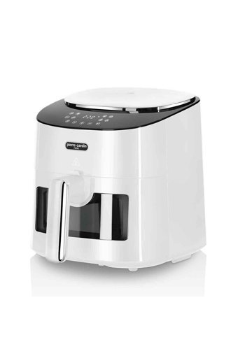 Pierre Cardin PCAFR002-002 Airfryer 4.2 lt Tek Hazneli Izgara Yapan Led Ekranlı Yağsız Sıcak Hava Fritözü Beyaz