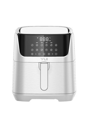 Yui M25 M50 MaxiFry Airfryer 5.5 lt Tek Hazneli Led Ekranlı Sıcak Hava Fritözü Beyaz