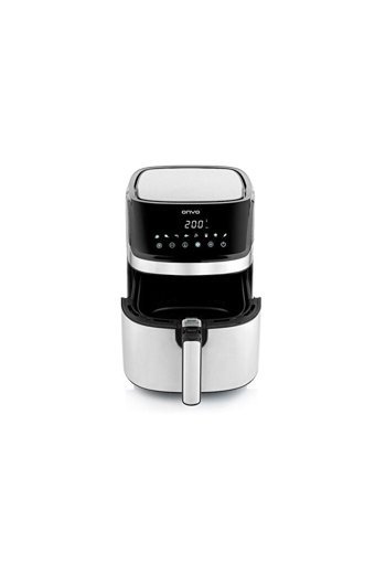 Onvo Ovfry08 Airfryer 6.5 lt Tek Hazneli Led Ekranlı Yağsız Sıcak Hava Fritözü İnox