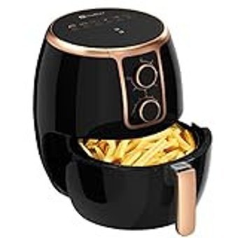 Scheffler Airfryer 3.7 lt Tek Hazneli Yağsız Sıcak Hava Fritözü Siyah