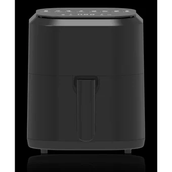 Miline AF4Le01 Airfryer 4 lt Tek Hazneli Izgara Yapan Led Ekranlı Yağsız Sıcak Hava Fritözü Siyah