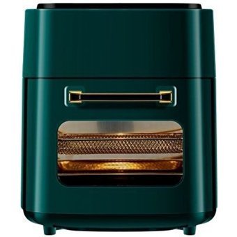 Raycy Airfryer 15 lt Tek Hazneli Led Ekranlı Yağsız Sıcak Hava Fritözü Yeşil