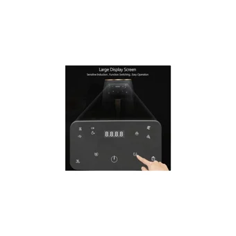 China Dolls Airfryer 6 lt Tek Hazneli Izgara Yapan Led Ekranlı Yağsız Sıcak Hava Fritözü Siyah