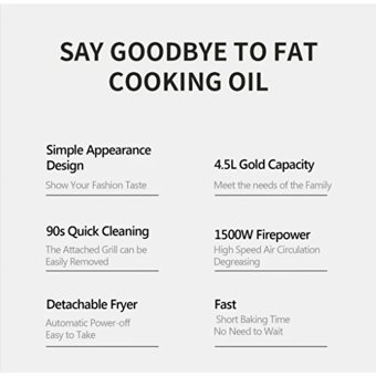 China Dolls Airfryer 6 lt Tek Hazneli Izgara Yapan Led Ekranlı Yağsız Sıcak Hava Fritözü Siyah