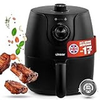 Linsar Airfryer 1.8 lt Tek Hazneli Yağsız Sıcak Hava Fritözü Siyah