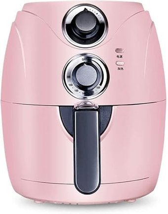 Edirftra Airfryer 2.5 lt Tek Hazneli Yağsız Sıcak Hava Fritözü Pembe