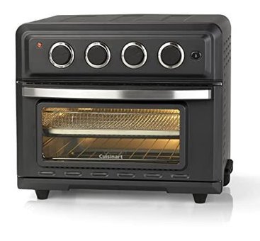 Cuisinart Toa60E Airfryer 17 lt Tek Hazneli Led Ekranlı Sıcak Hava Fritözü Siyah
