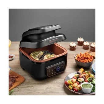 Russell Hobbs SatisFry 26520-56 Airfryer 5.5 lt Tek Hazneli Izgara Yapan Led Ekranlı Yağsız Sıcak Hava Fritözü Siyah