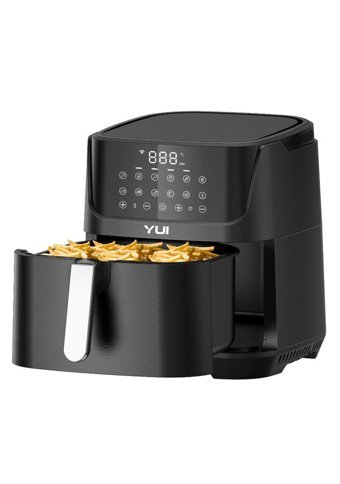Yui M25 M50 MaxiFry Airfryer 5.5 lt Tek Hazneli Led Ekranlı Sıcak Hava Fritözü Siyah