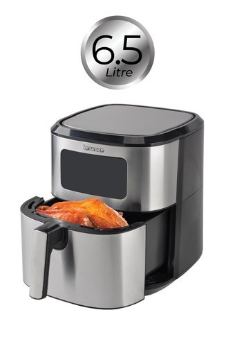 Lorenzo Lrz-1009 Airfryer 6.5 lt Tek Hazneli Led Ekranlı Yağsız Sıcak Hava Fritözü İnox