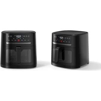 Xiaomi Cook Master Airfryer 8 lt Tek Hazneli Izgara Yapan Led Ekranlı Yağsız Sıcak Hava Fritözü Siyah